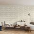 Non-woven wallpaper wood look graphic cream beige 81678 1