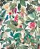 Non-woven wallpaper Tropical Floral White Green Pink 81686 2