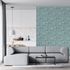 Non-woven wallpaper Underwater Floral Turquoise White 81688 3
