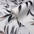 Non-woven wallpaper leaves white black silver 82458 4