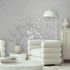 Non-woven wallpaper wildflowers white pearl gloss 82462 2