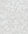 Non-woven wallpaper wildflowers grey white gloss 82464 2