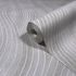 Non-woven wallpaper graphic waves grey white gloss 82474 4