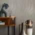 Non-woven wallpaper graphic waves grey beige metallic 82475 3