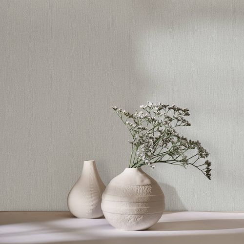 Non-woven wallpaper plain modern texture beige cream 82480