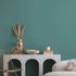 Non-woven wallpaper plain texture lines turquoise 82484 1