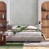 Non-woven wallpaper stripes marble look grey blue 89005 4