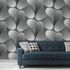 Non-woven wallpaper graphic grey silver metallic 10423-29 1