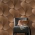 Non-woven wallpaper graphic copper metallic 10423-48 4