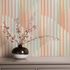 Non-woven wallpaper stripes pink blue metallic 10471-05 4