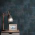 Non-woven wallpaper plaster look petrol blue grey 10480-08 4