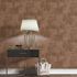 Non-woven wallpaper plaster look copper metallic 10480-48 1
