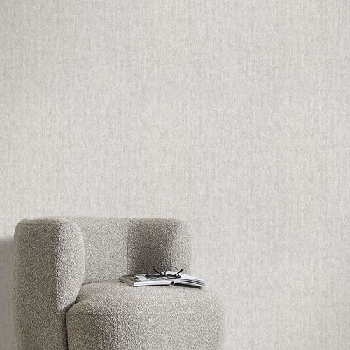 Non-woven wallpaper concrete look grey cream 10389-31