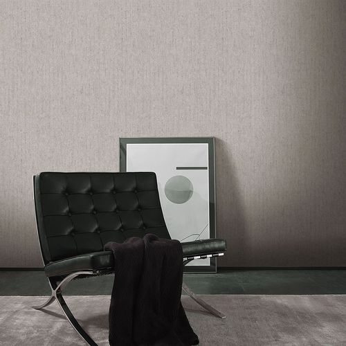 Non-woven wallpaper concrete look brown silver 10389-37