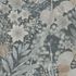 Non-woven wallpaper leaves floral blue grey brown 10506-44 2