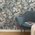 Non-woven wallpaper leaves floral blue grey brown 10506-44 1