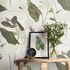 Non-woven wallpaper floral flowers white cream 10508-26 5