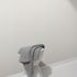 Non-woven wallpaper textile look plain white grey 10510-01 1