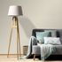 Non-woven wallpaper textile look plain beige grey 10510-38 1