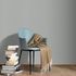 Non-woven wallpaper textile look plain blue grey 10510-43 1