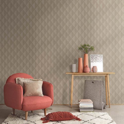 Wallpaper Guido Maria Kretschmer Graphic Brown 10524-11