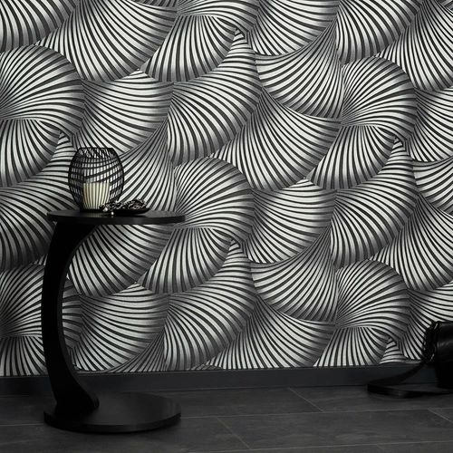 Wallpaper Guido Maria Kretschmer Fan Black Silver