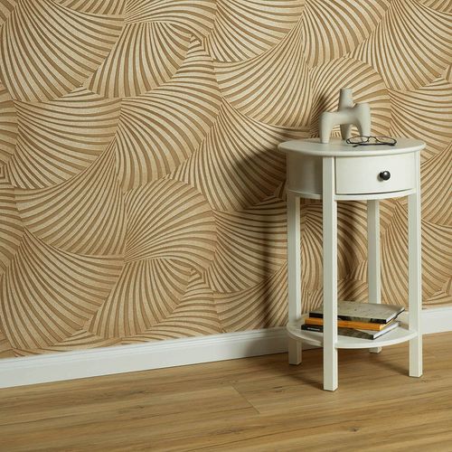 Wallpaper Guido Maria Kretschmer Fan Beige Gold 10525-30