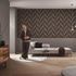 Wallpaper Guido Maria Kretschmer 3D effect black bronze 1