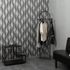 Wallpaper Guido Maria Kretschmer 3D effect grey silver 1