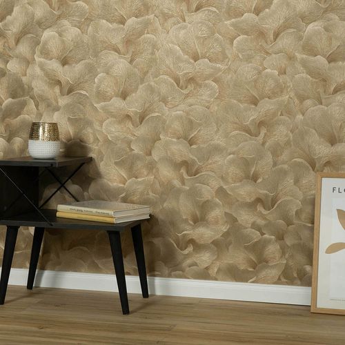 Wallpaper Guido Maria Kretschmer Floral Gold Metallic