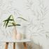 Wallpaper Guido Maria Kretschmer Leaves Cream Turquoise 5
