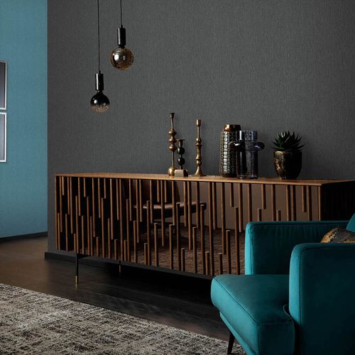 Wallpaper Guido Maria Kretschmer Plain Black 10542-15