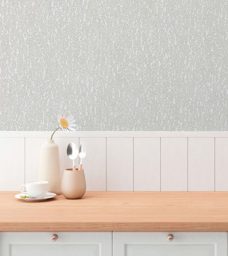 Non-woven wallpaper texture light grey glitter 79095-4