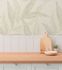 Non-woven wallpaper leaves cream green silver 79096-1 7