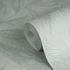 Non-woven wallpaper leaves green silver metallic 79096-5 4