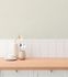 Non-woven wallpaper plain texture modern cream grey 79097-3 1