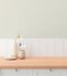 Non-woven wallpaper plain texture white green 79099-2 1