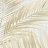 Non-woven wallpaper leaves jungle white beige 10531-02 2