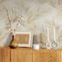 Non-woven wallpaper leaves jungle white beige 10531-02 5