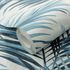 Non-woven wallpaper leaves jungle white blue 10531-19 5