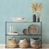 Non-woven wallpaper plain plaster look blue 10534-08 1