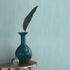 Non-woven wallpaper plain plaster look blue 10534-08 5