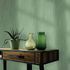 Non-woven wallpaper plain plaster look green 10534-36 5