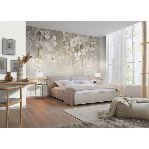 Guido Maria Kretschmer photo wallpaper floral cream grey