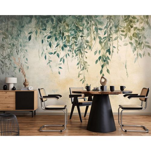 Guido Maria Kretschmer photo wallpaper leaves green blue