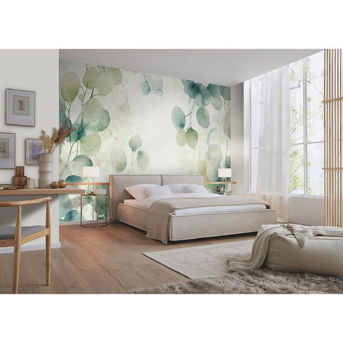 Guido Maria Kretschmer Photo Wallpaper Leaves Green Cream