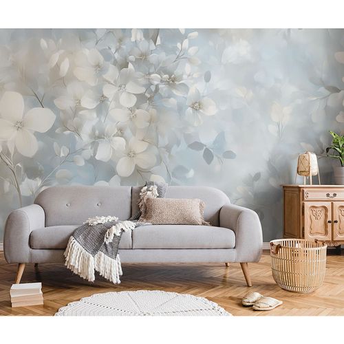 Guido Maria Kretschmer Photo Wallpaper Flowers Blue Grey