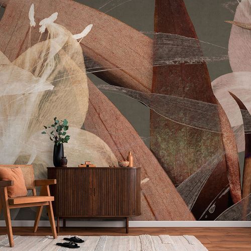 Guido Maria Kretschmer photo wallpaper floral brown grey