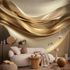 Guido Maria Kretschmer photo wallpaper fabric look gold 1
