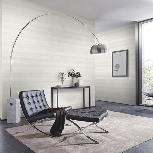 Non-woven wallpaper watercolor cream grey glitter 10515-02